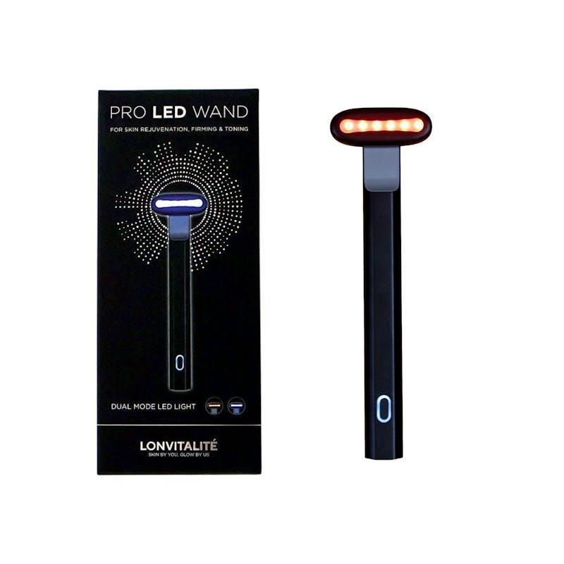Lonvitalite PRO LED Wand – Dual Red & Blue Light Black
