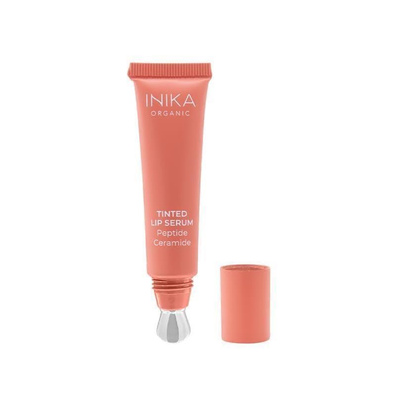 INIKA Organic Tinted Lip Serum - Peptide + Ceramide 10ml Blush